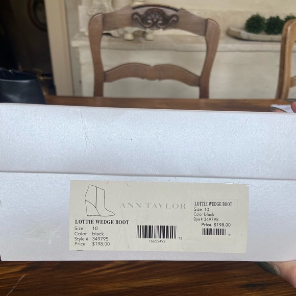 Ann Taylor Lottie Wedge Boot - Picture 6 of 9